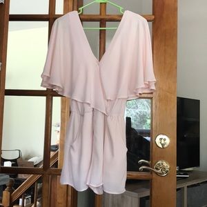 Blush Colored F21 Romper with Pockets!